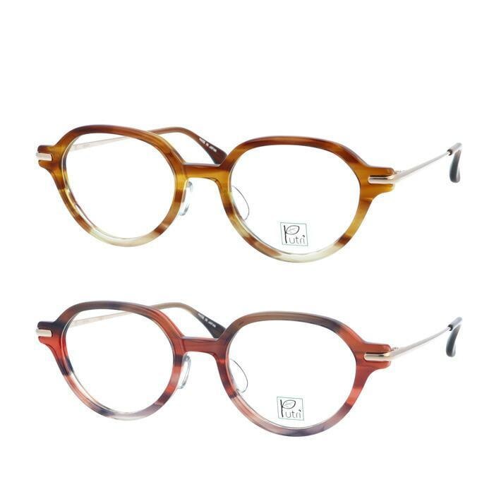 メガネ EP-914 C-1/2 47mm ACETATE TITANIUM 日本製 2color