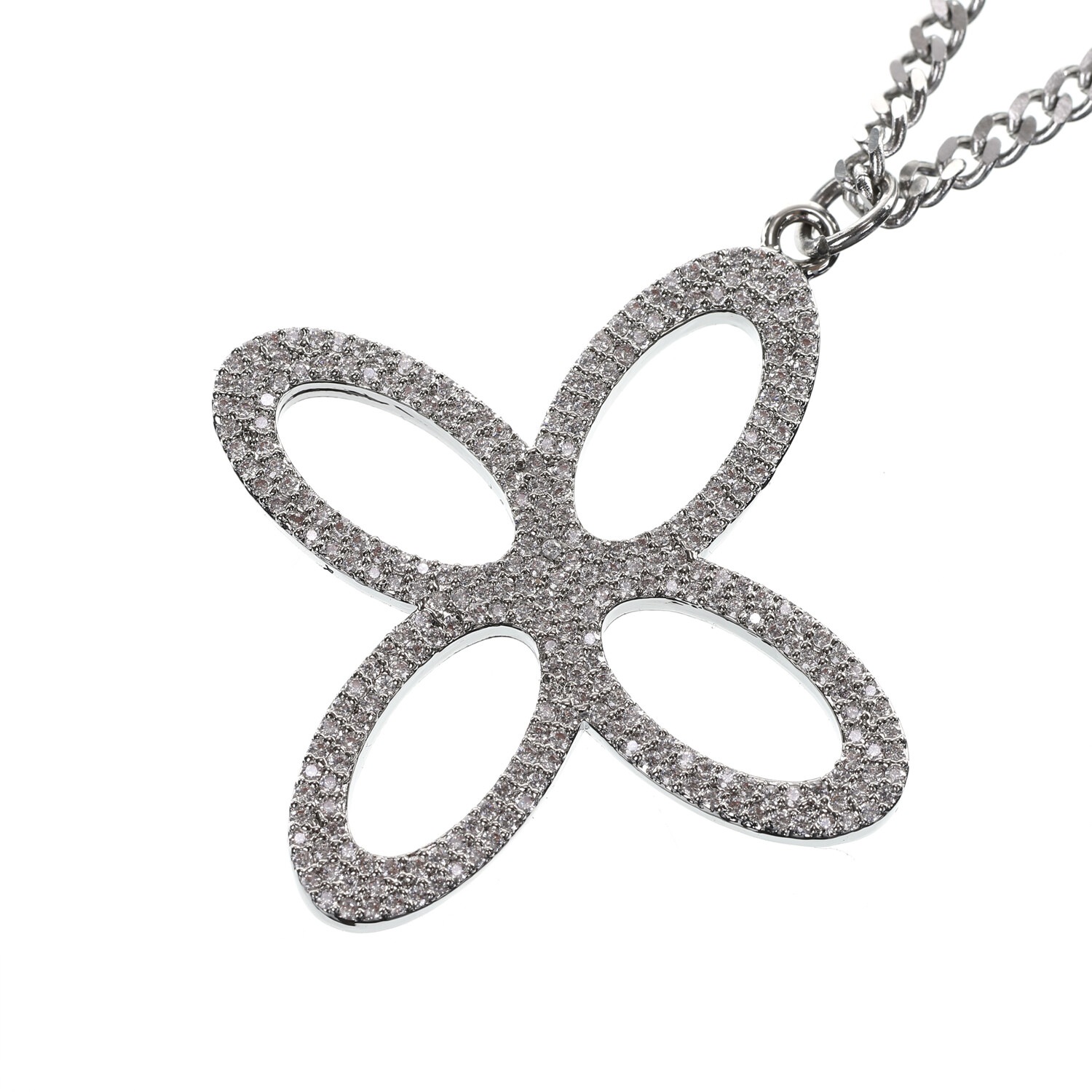 【SURGERY】 SURGERY ICE CLOVER LOGO NECKLACE : SILVER 12,046円
