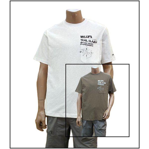 （共用）胸ポケットプリント半袖TシャツJR2TSU226_BP_BP
