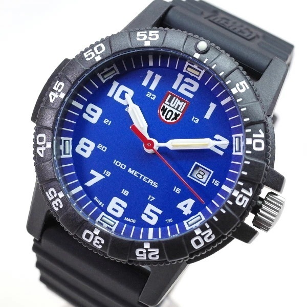 腕時計 メンズ 0323 SEA TURTLE クォーツ ブルー ブラック 並行輸入品