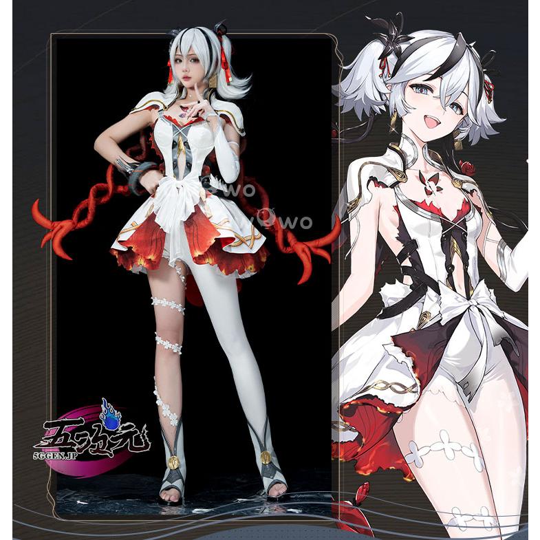 UWOWO　鳴潮　コスプレ　ツバキ　衣装　ウィッグ　靴　追加可能