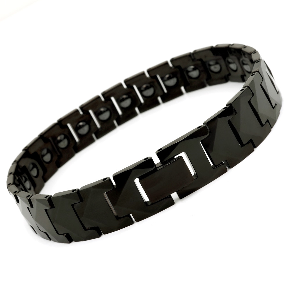 タングステン 磁気ブレスレット [b508-black] 8,833円