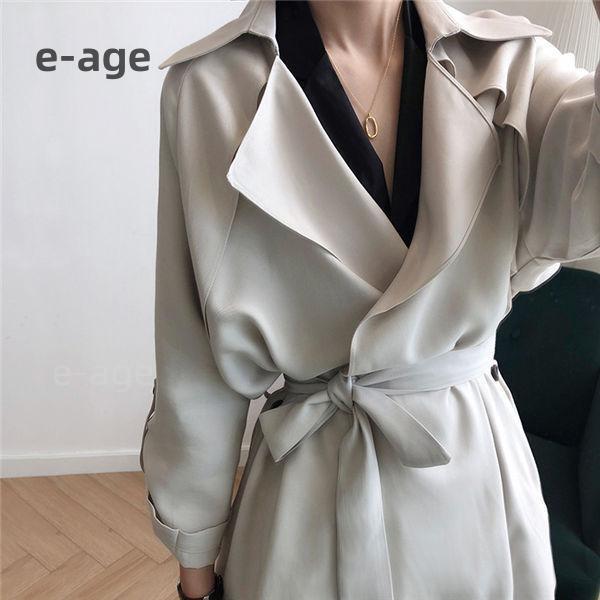 トレンチコート コート レディース 春秋 スプリングコート 入学式 卒業式 ロングコート ロングカーディガン トレンチ アウター ジャケット 通勤