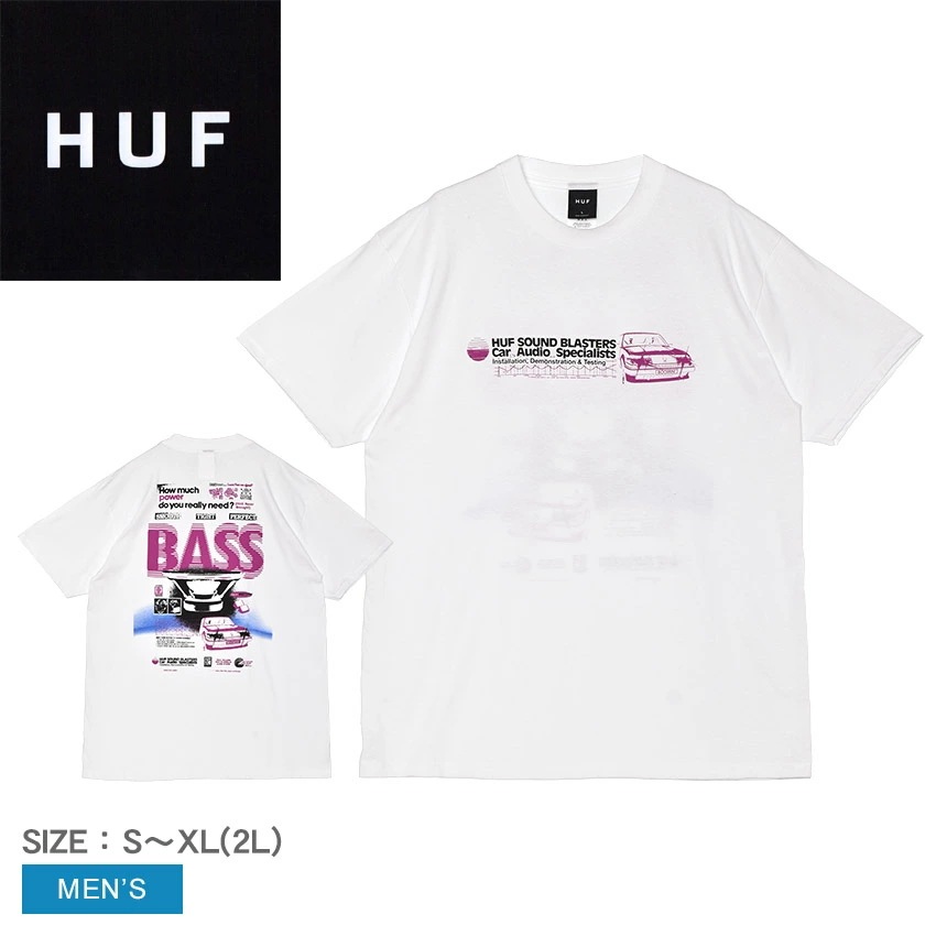 BASS POWER S/S TEE TS02453 レディース メンズ ユニセックス ストリートファッション スケートボード スケーター バックプリント ロゴ ワンウォッシュ 空紡天竺