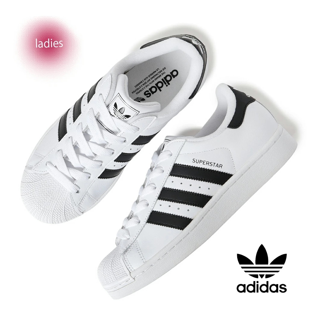 adidas アディダス スーパースター 2 J スニーカー Superstar 2 J WHITE/BLACK ( ホワイト 白 ローテク メンズ レディース ウィメンズ JH9976 )