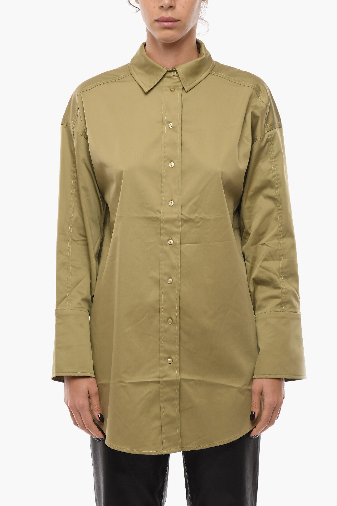 12688 0 424 ITALIAN OLIVE 秋冬2020 シャツ レディース dk
