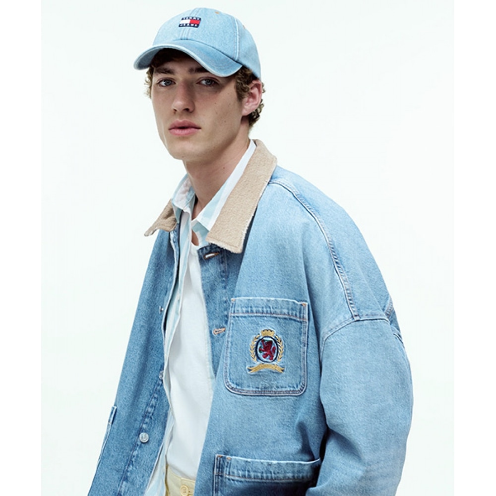 TOMMY JEANS オークウッドデニムショアジャケット (T32F1NJC41TMT11AB)