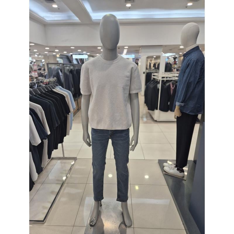 2025年S/Sシグネチャースラブ半袖ラウンドニットABF2ER1102