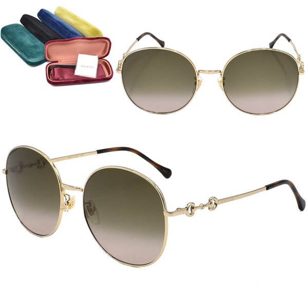 サングラス GG0881SA-002 サングラス アジアンフィット メンズ レディース ユニセックス ゴールド ブラウン 27,820円
