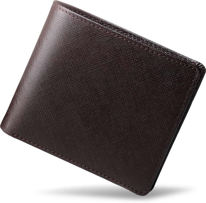 財布 メンズ 2つ折り至高の日本製 大容量 二つ折り サフィアーノレザー カード たつのレザー 国内生産 父の日 (ブラウン)