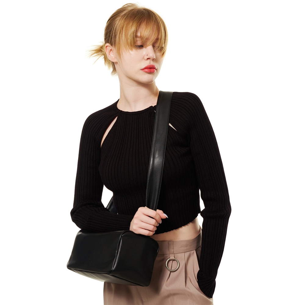 PUDDIE BAG_MATT BLACK