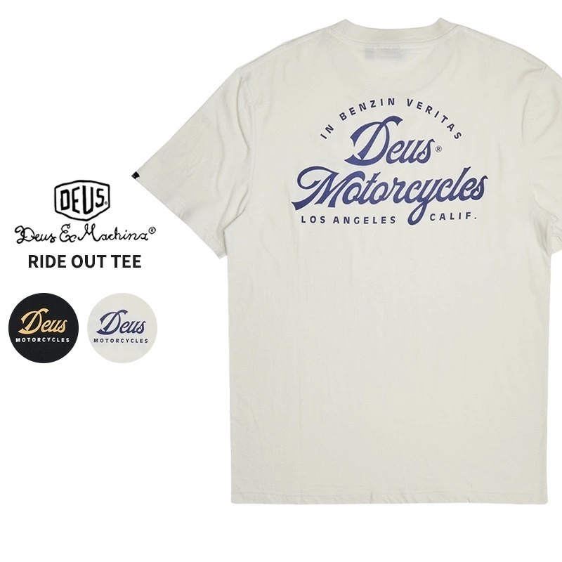 デウスエクスマキナ 半袖Tシャツ Deus EX Machina RIDE OUT TEE メンズ Tシャツ dms241663d