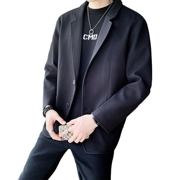 シンプル 無地 テーラードジャケット メンズ スーツ ジャケット ブレザー 長袖 ビジネス アウター 紳士服 通勤 おしゃれ 春 秋