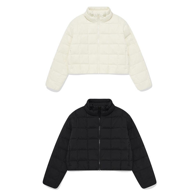 RDS STRING DOWN JACKET / IVORY / BLACK / ショートパディング