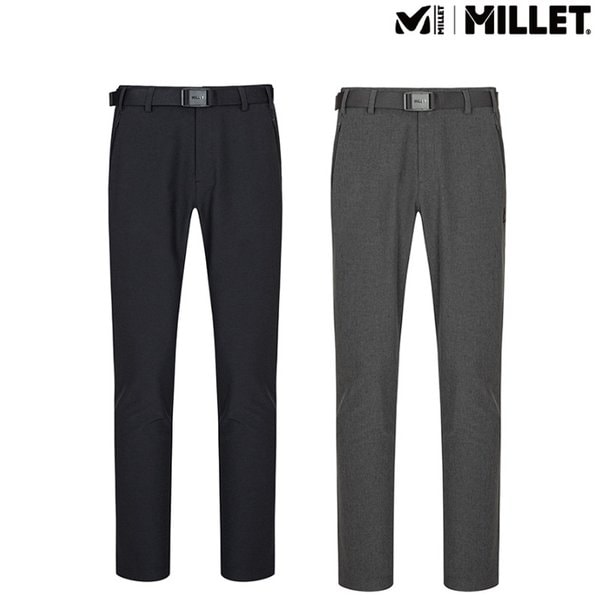 【25新作 30%OFF】メンズ 春秋パンツ 伸縮性の良い メランジ シグネチャー パンツ_MXUFP030II_US