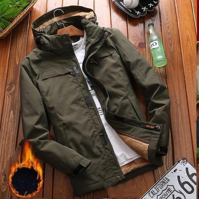 ミリタリージャケット メンズ 裏起毛 コート ジャケット マウンテンパーカー 登山 ボアジャケット ブルゾン アウター あったか 秋冬 5,515円