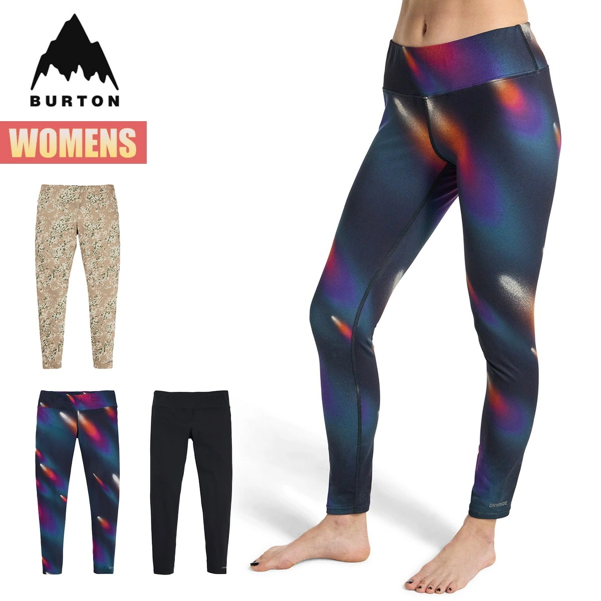 ベースレイヤー レディース パンツ 24-25 ウィメンズ ミッドウェイト W25JP-102661 スノーボードウェア ファーストレイヤー インナーパンツ