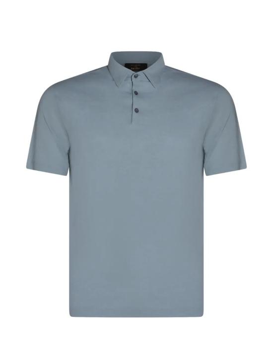 ZANONE Men Polo Shirts 815159 ZG380 Z4220 POWDER BLUE