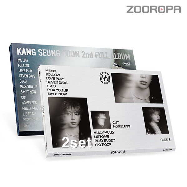 [2종세트] 강승윤 KANG SEUNG YOON PAGE 2 2집 앨범