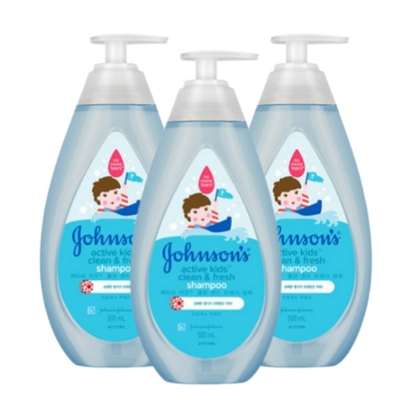 アクティブキッズ フレッシュシャンプー 500mL x 3個
