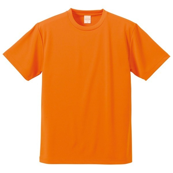 UVカット/吸汗速乾/5枚セット/4.1オンスさらさらドライ Tシャツ オレンジ XL