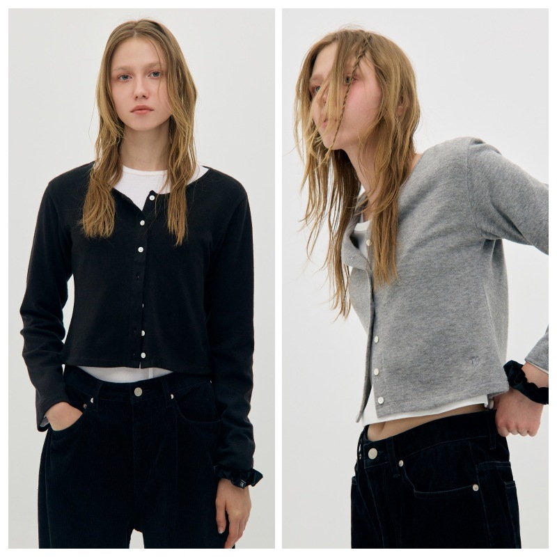 【LOW CLASSIC】 Lc JERSEY CARDIGAN : 2COLORS 8,856円