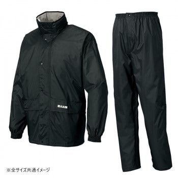 アイトス レインスーツ（B-1） ブラック M 58701
