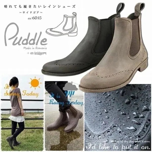 サイドゴアブーツ ブーツ レディースシューズ レディースファッション 靴 Puddle パドル サイ