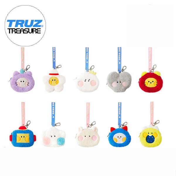 Qoo10] ライン・フレンズ [公式]TRUZ フェイスポーチ キーホ