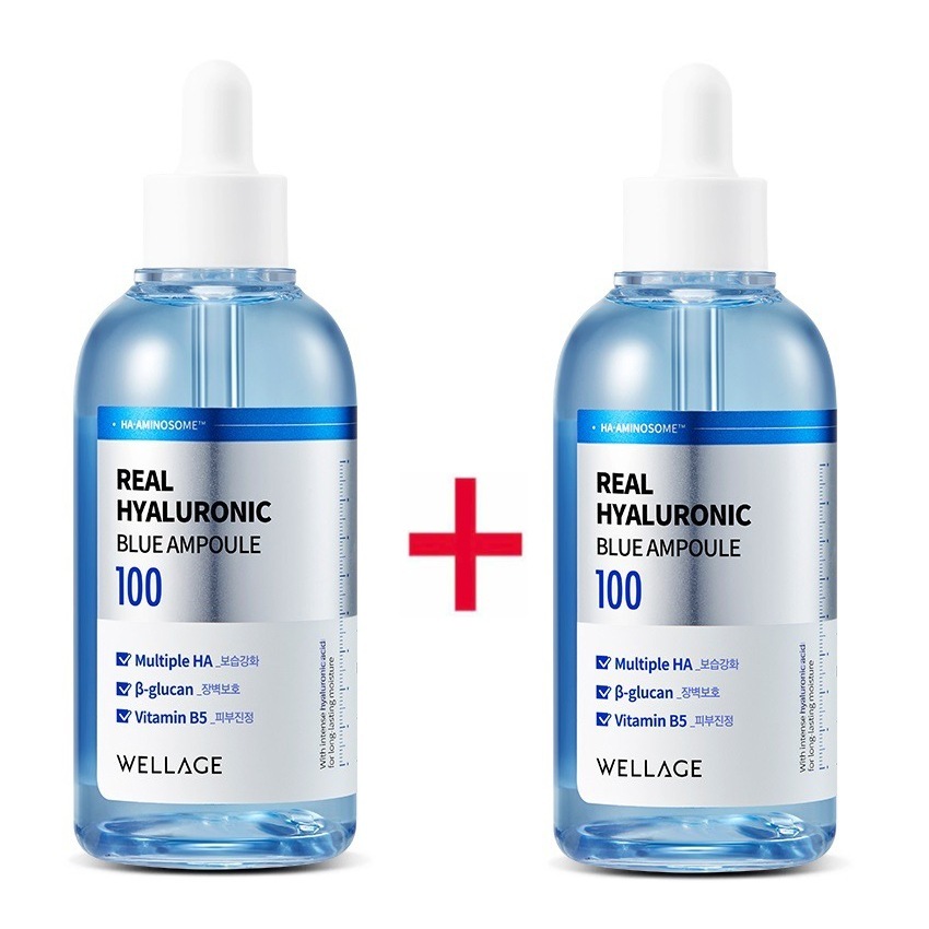 リアル ヒアルロニック ブルー 100 アンプル 100ml + 100ml 韓国ブランド【正規品】 美容液 5,528円