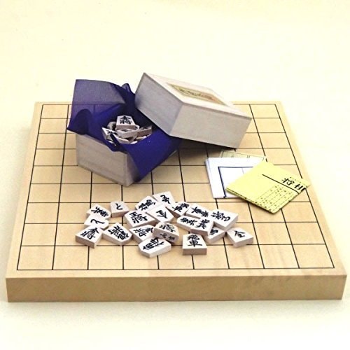 将棋盤セット 本榧に次ぐ ヒバ１寸卓上接合将棋盤竹と山形天童の正式書体 白椿上彫将棋駒
