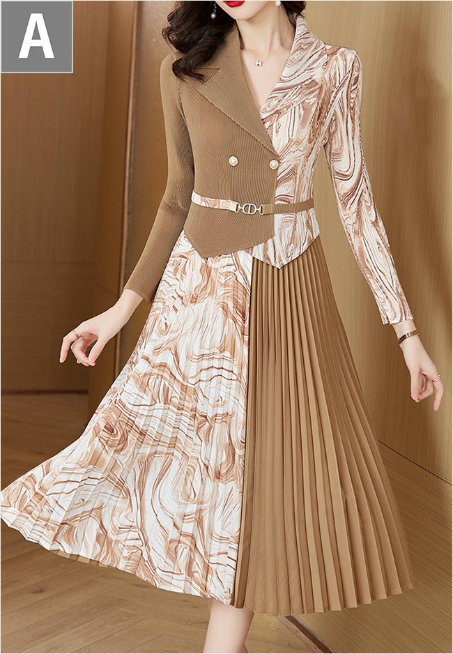 厚手 30代 レディース ベージュ グリーン 50代 ワンピース ミモレ丈 ロングワンピース ロング 40代 長袖 大人かわいい 美人 ブラック ブルー 秋 大きいサイズ 冬 ホワイト プリーツスカー