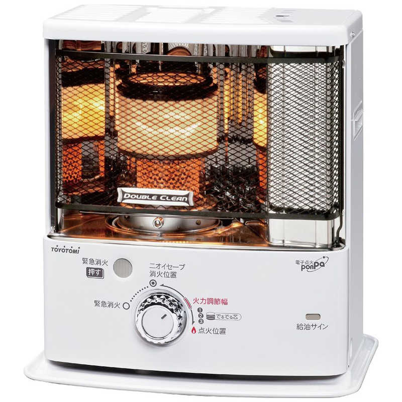 トヨトミ　石油ストーブ ダブルクリーン　RC-S2824-W