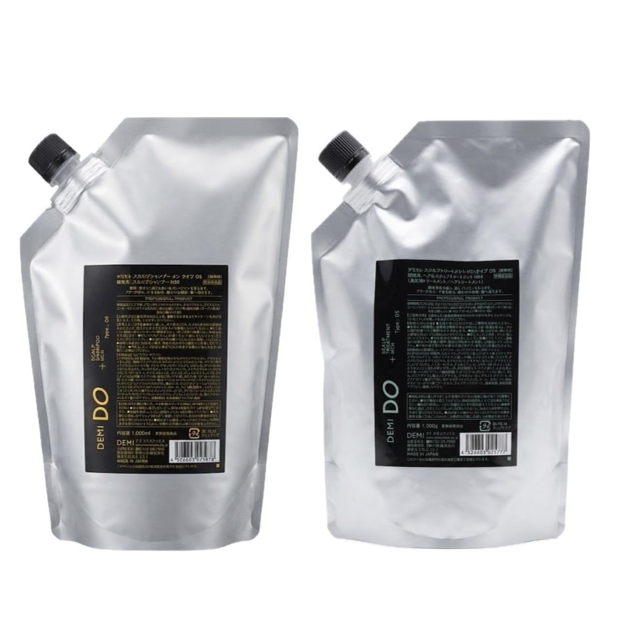 デミ ドゥ スカルプシャンプー NS9 メン TypeOS 1000ml スカルプ トリートメント NS4 メン TypeOS 1000g