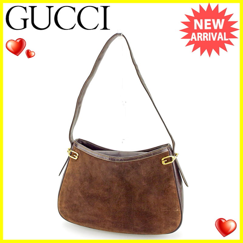 グッチ GUCCI ショルダーバッグ ワンショルダー レディース ヴィンテージ Gマーク ブラウン×ゴールド スエード×レザー 訳あり セール 【中古】 T4111 . グッチ GUCCI ショルダーバッグ ワンショルダー レディース ヴィンテージ Gマーク ブラウン×ゴールド スエード×レザー 訳あり セール 【中古】 T4111 .