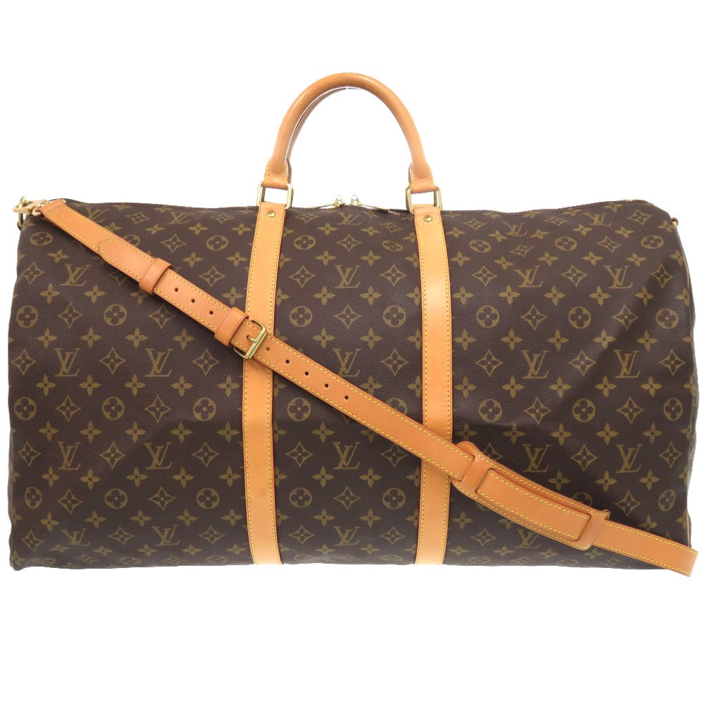 美品 キーポルバンドリエール60 モノグラム M41412 ボストンバッグ モノグラムキャンバス/モノグラム ブラウン LV 0625【中古】 メンズ