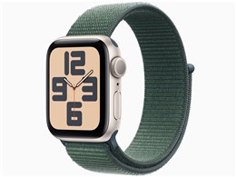 Apple Watch SE 第2世代 GPSモデル 40mm MXEH3J/A [スターライト・レイクグリーンスポーツループ]