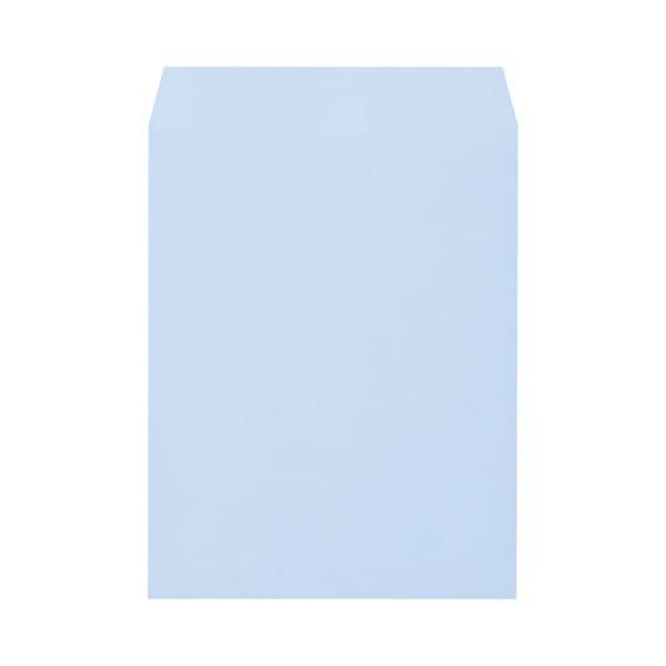 (まとめ) キングコーポレーション ソフトカラー封筒 角3 100g／m2 アクア K3S100A 1パック（100枚） (×10セット)