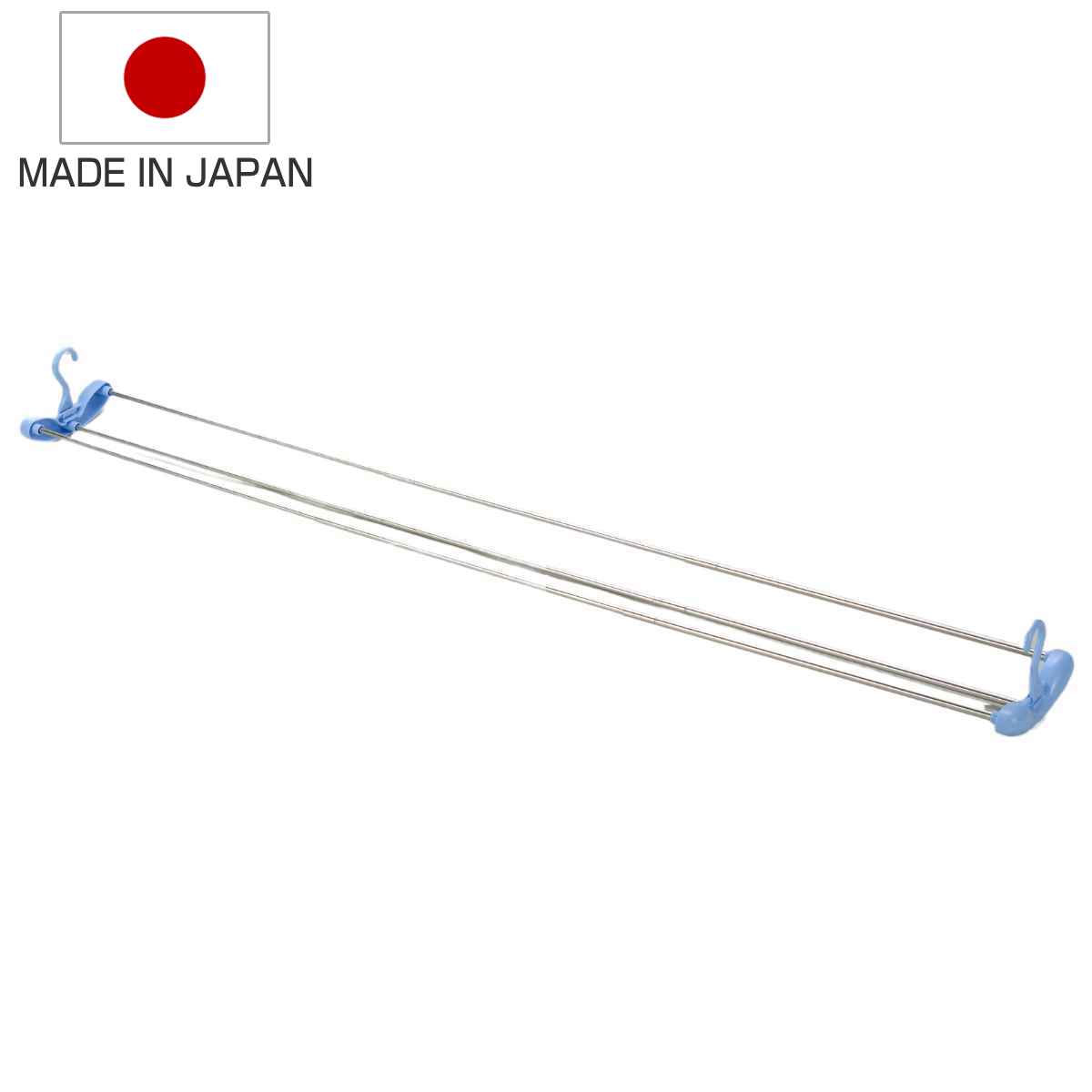 シーツハンガー ステンレス シーツゆったりのびのびハンガー 3枚掛け 日本製 伸縮 シーツ ハンガー コンパクト 3枚 シングル セミダブル ダブル ワイド 物干し竿 ランドリーグッズ