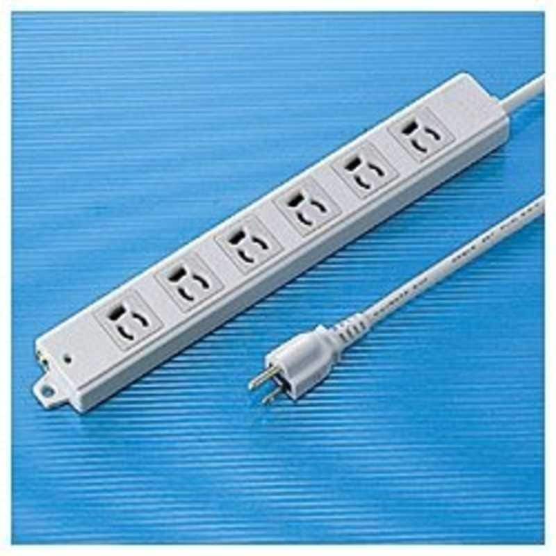 サンワサプライ　工事物件タップ(3P式6個口3.0m)　TAP-KE6-3