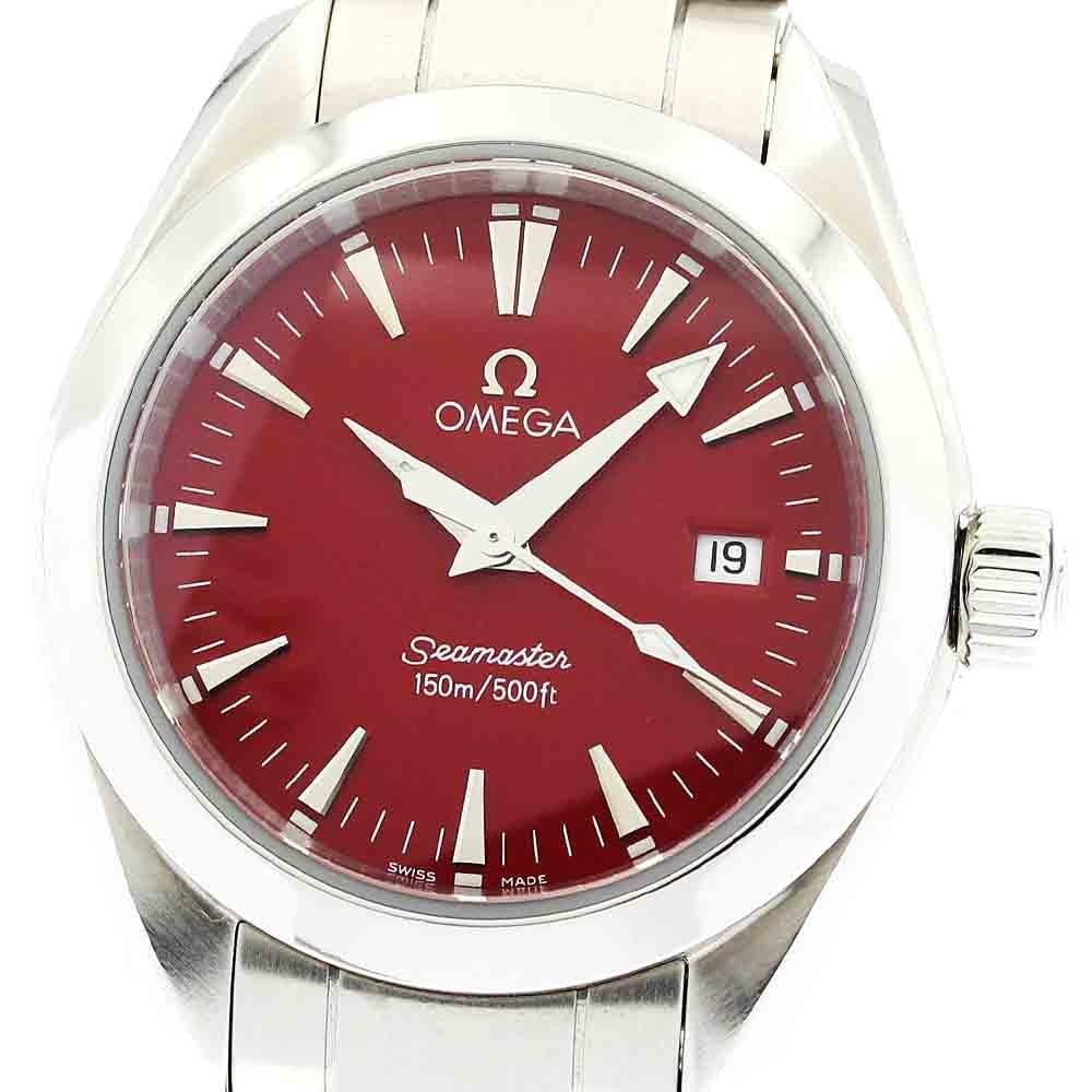 オメガ OMEGA 2577.60 シーマスター アクアテラ 丸井限定 クォーツ レディース _864573【中古】