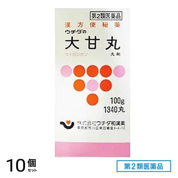 第２類医薬品 ウチダの大甘丸 100g 10個セット 20,798円