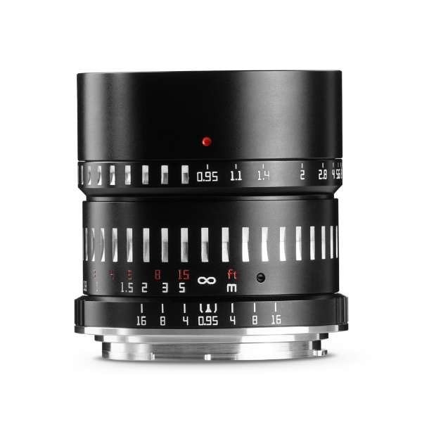 TTArtisan 50mm f/0.95C L(BS) ブラック×シルバー カメラ用交換レンズ (Lマウント(ライカパナソニックシグマ))