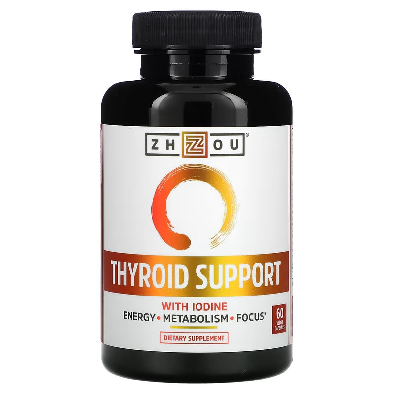 Zhou Nutrition　エネルギーサポート ヨウ素配合植物性カプセル60錠