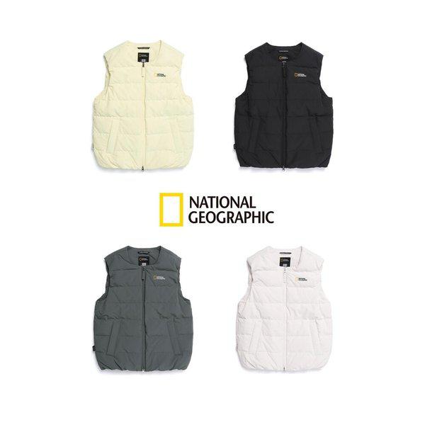 男女兼用ヘロン Uネック 軽量グースダウンベスト