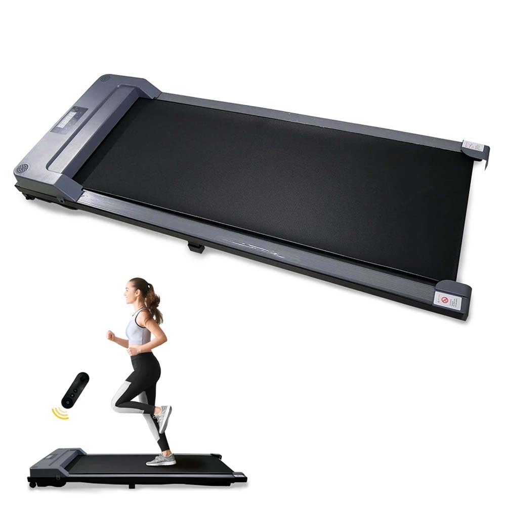 【薄型 組み立て不要】 ランニングマシン ルームランナー ウォーキングマシン ランニングパット 家庭用 静音 時速1.4～6.5km/h 電動 防音 13,419円