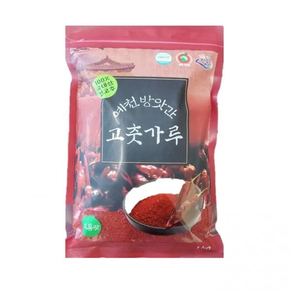 韓国産醴泉精米所 唐辛子粉1kg1個 국내산 예천방앗간 고춧가루 1kg 1개