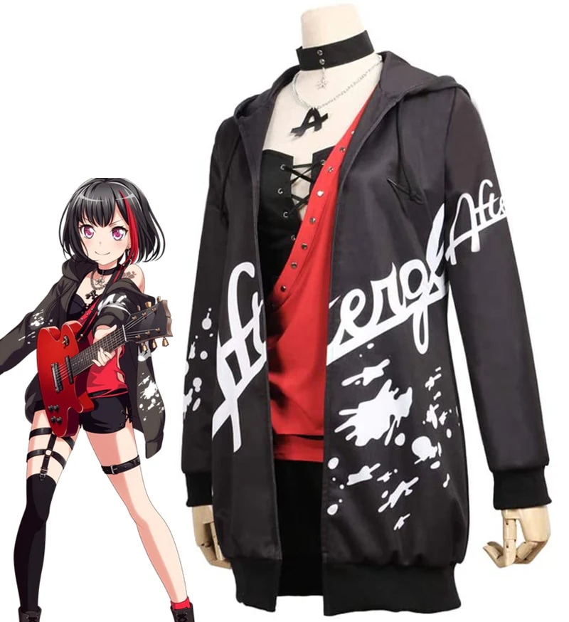 Afterglow セカンドキービジュアル グロウアップロック 美竹蘭 風 コスプレ衣装