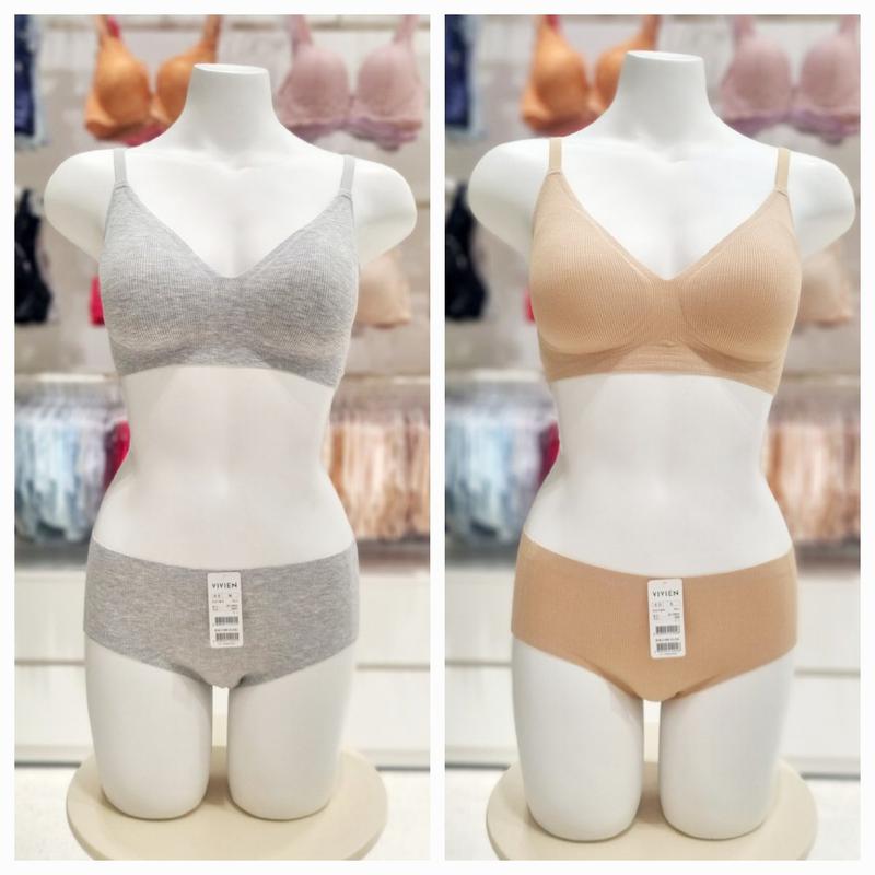 골지 레이온 스판 심리스 브라팬티세트 BR1996ABP1996A_s