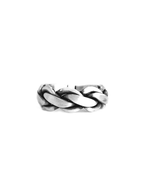 【HARANG】 HR 230R_Braided Silver Ring 正規品